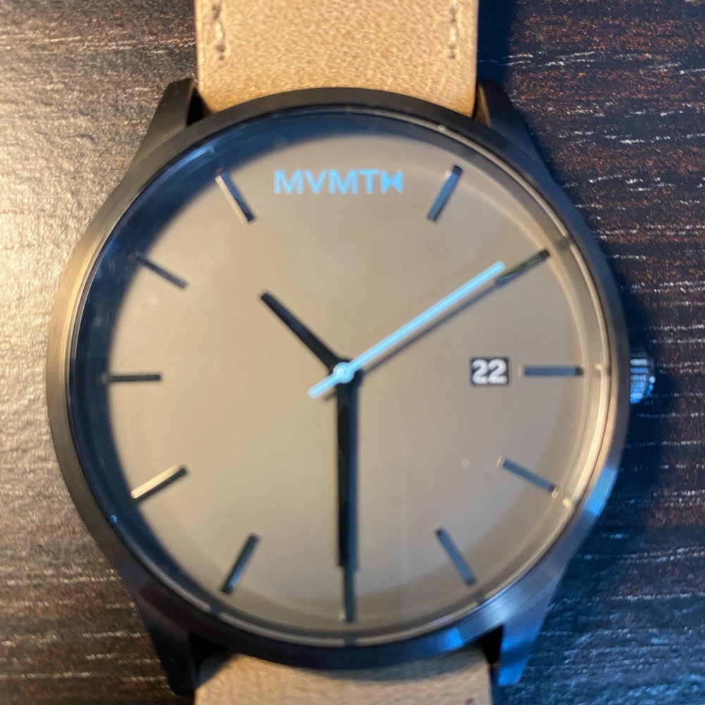 never worn watch from kohls with leather strap